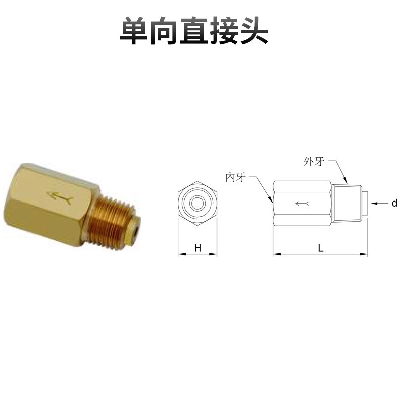 單項直接頭